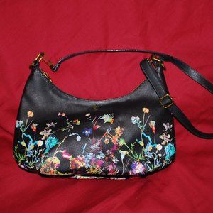 NWOT Elliott Lucca Black Floral Purse
